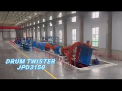 Macchina per la torsione a tamburo di elevato livello per la stringa e l'avvolgimento di grandi cavi di alimentazione a sezione trasversale