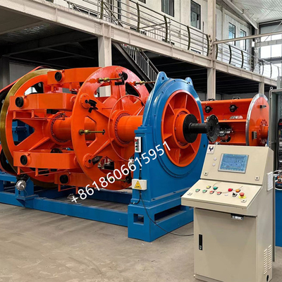 Tipo torsione di Bobbin Planetary Stranding Machine Disc della fabbricazione di cavi del cavo metallico