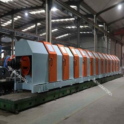 Macchina per il ripiegamento tubolare di fili a 7 nuclei con velocità lineare di ripiegamento di 20-120 m/min e central pay - off bobbin PND630